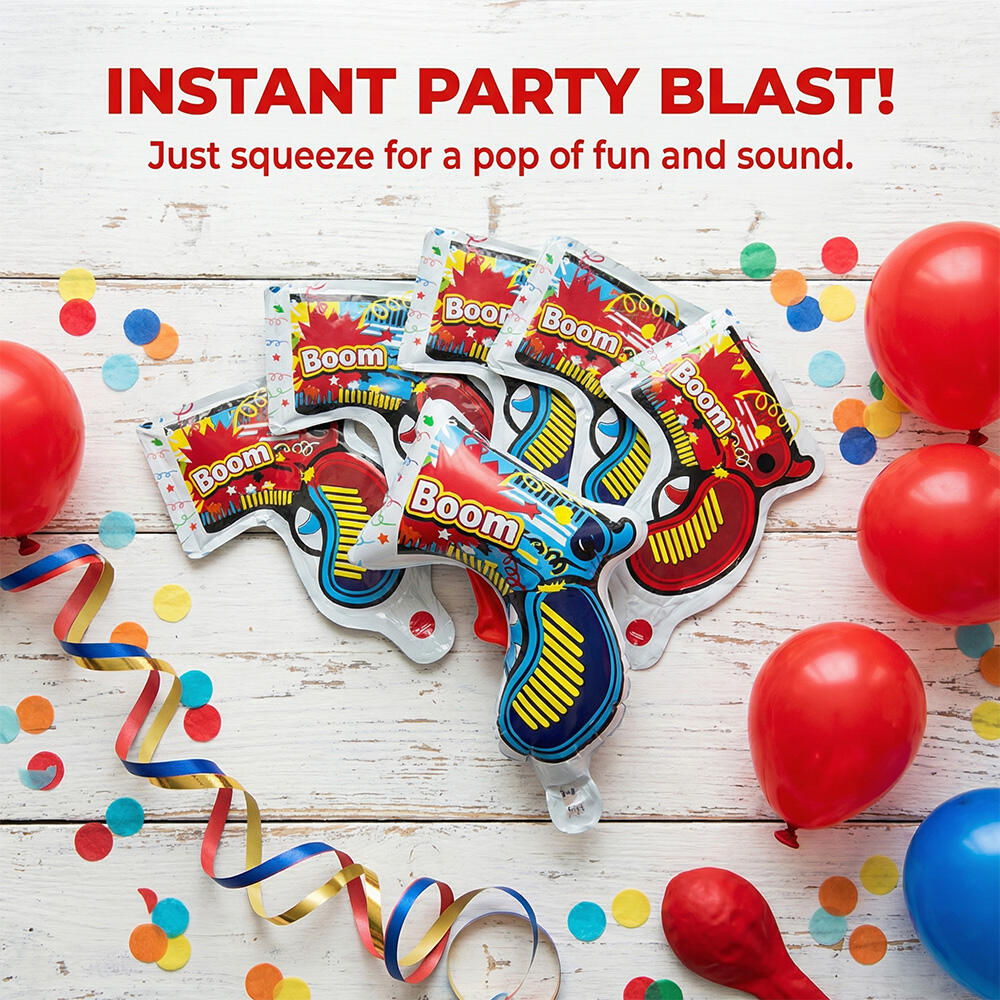 Confetti Cannon Tube - 10pcs Inflatable Gift Flower Popper Gun