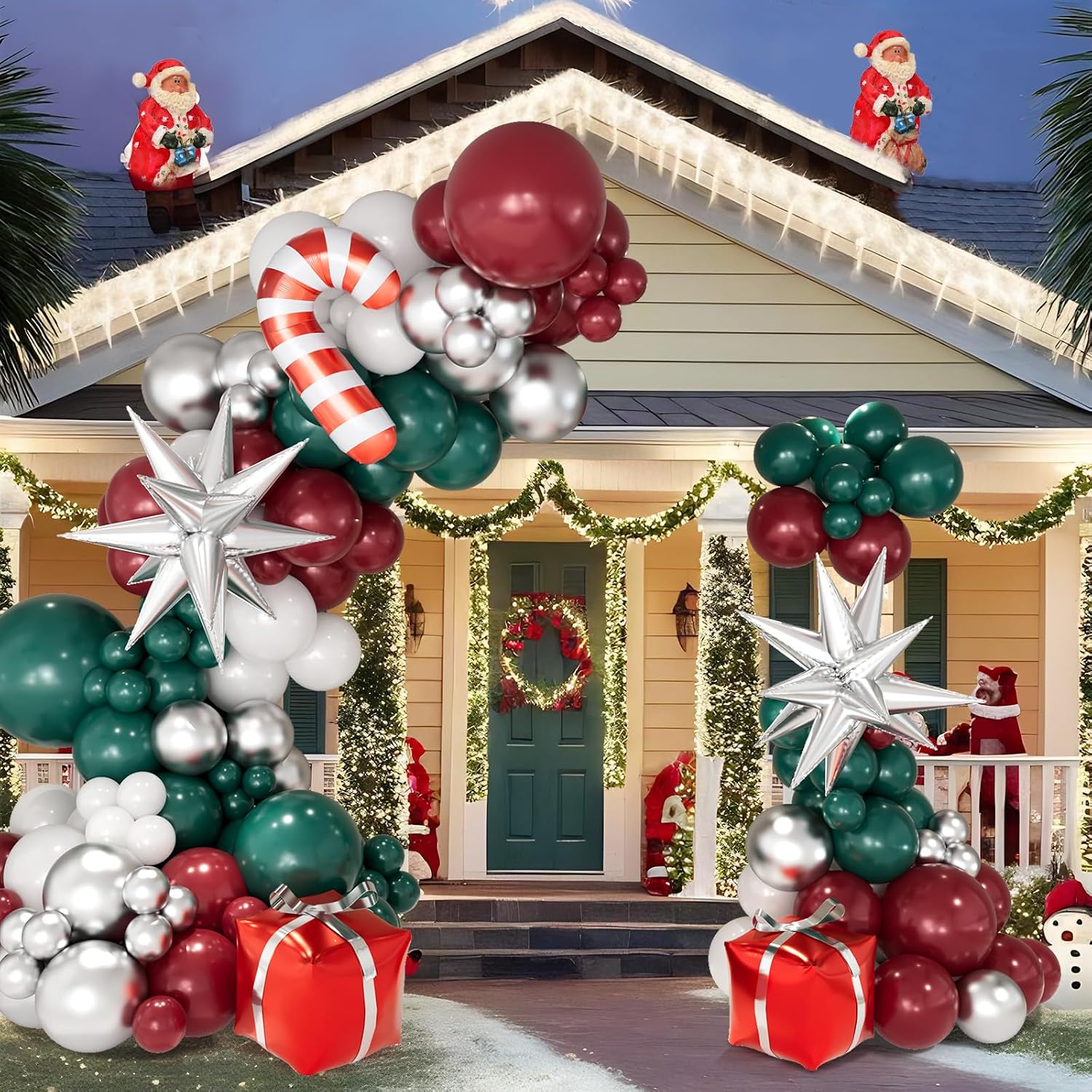 Christmas Balloon Garland Arch - Balloon Arch Kit 评论和价格