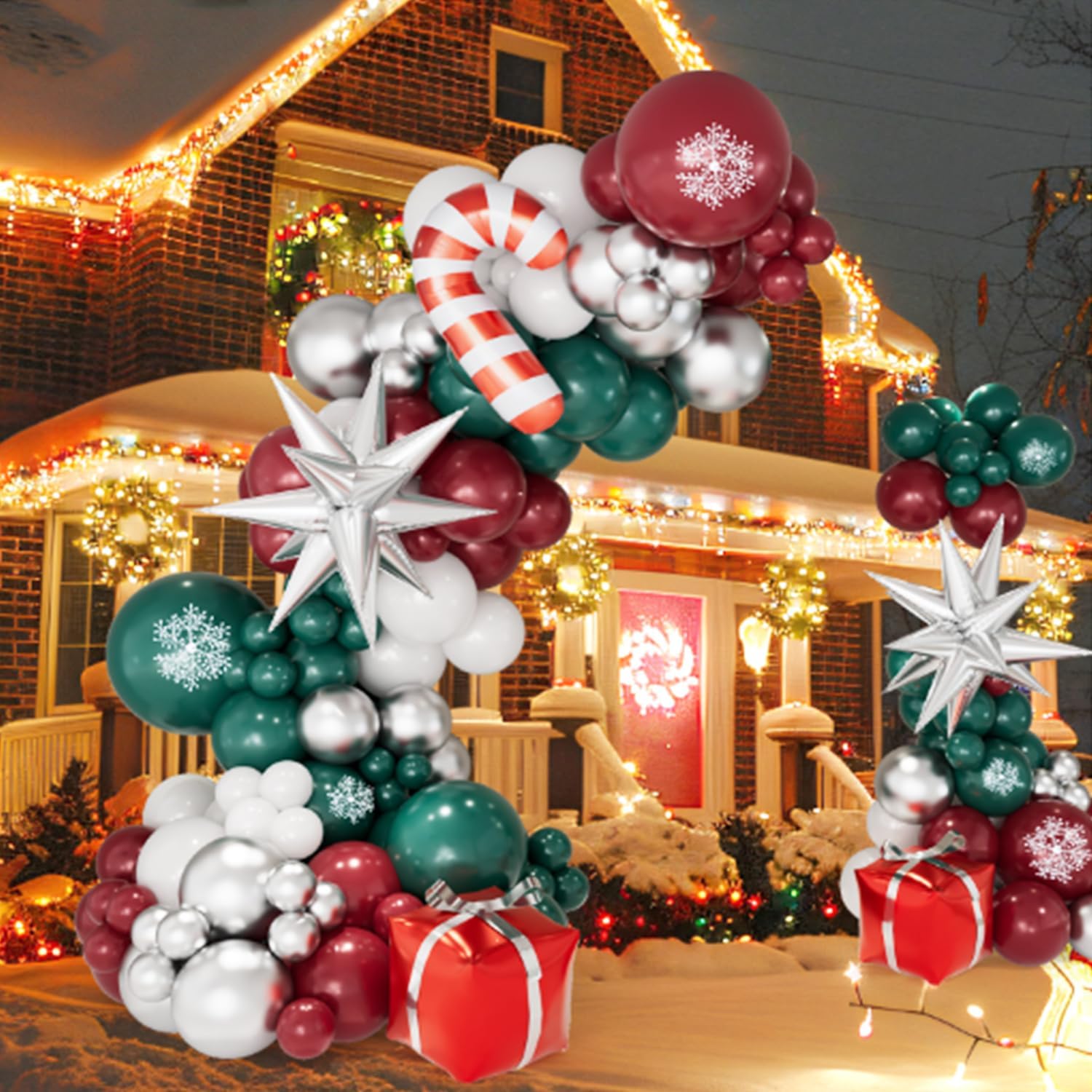 Christmas Balloon Garland Arch - Balloon Arch Kit 评论和价格