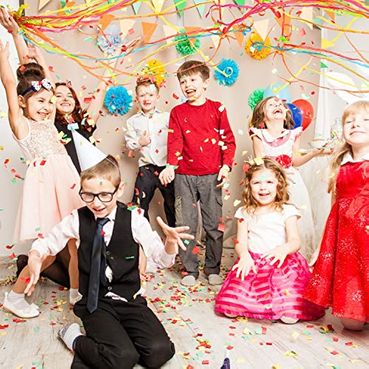 10Pcs Poppers Hand Throw Strea - Confetti Cannon Tube 评论和价格