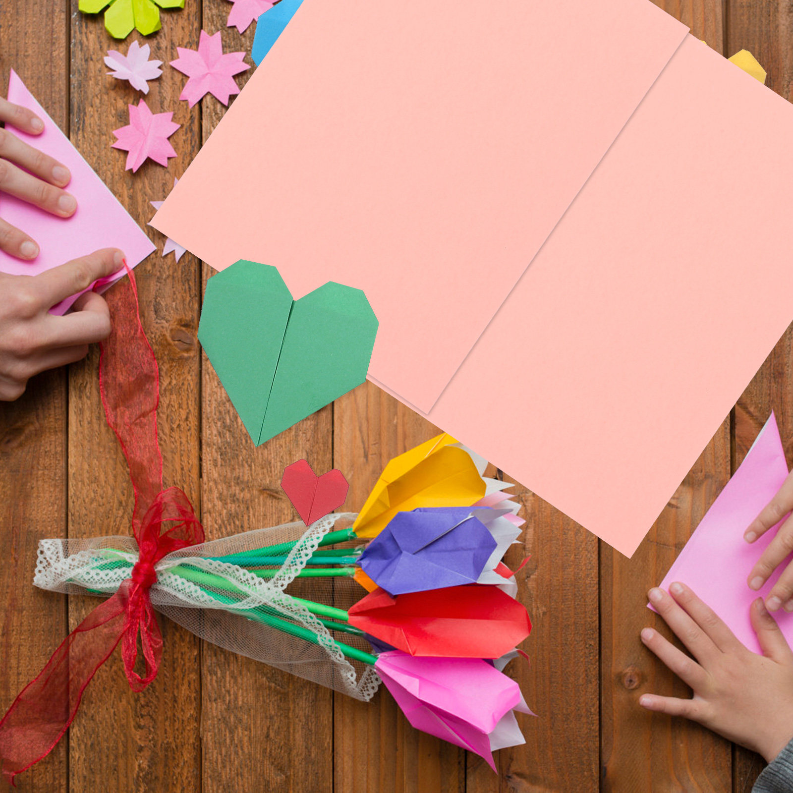 20Sheets Pink Cardstock Paper  - Papercraft Supply Invitation 评论和价格