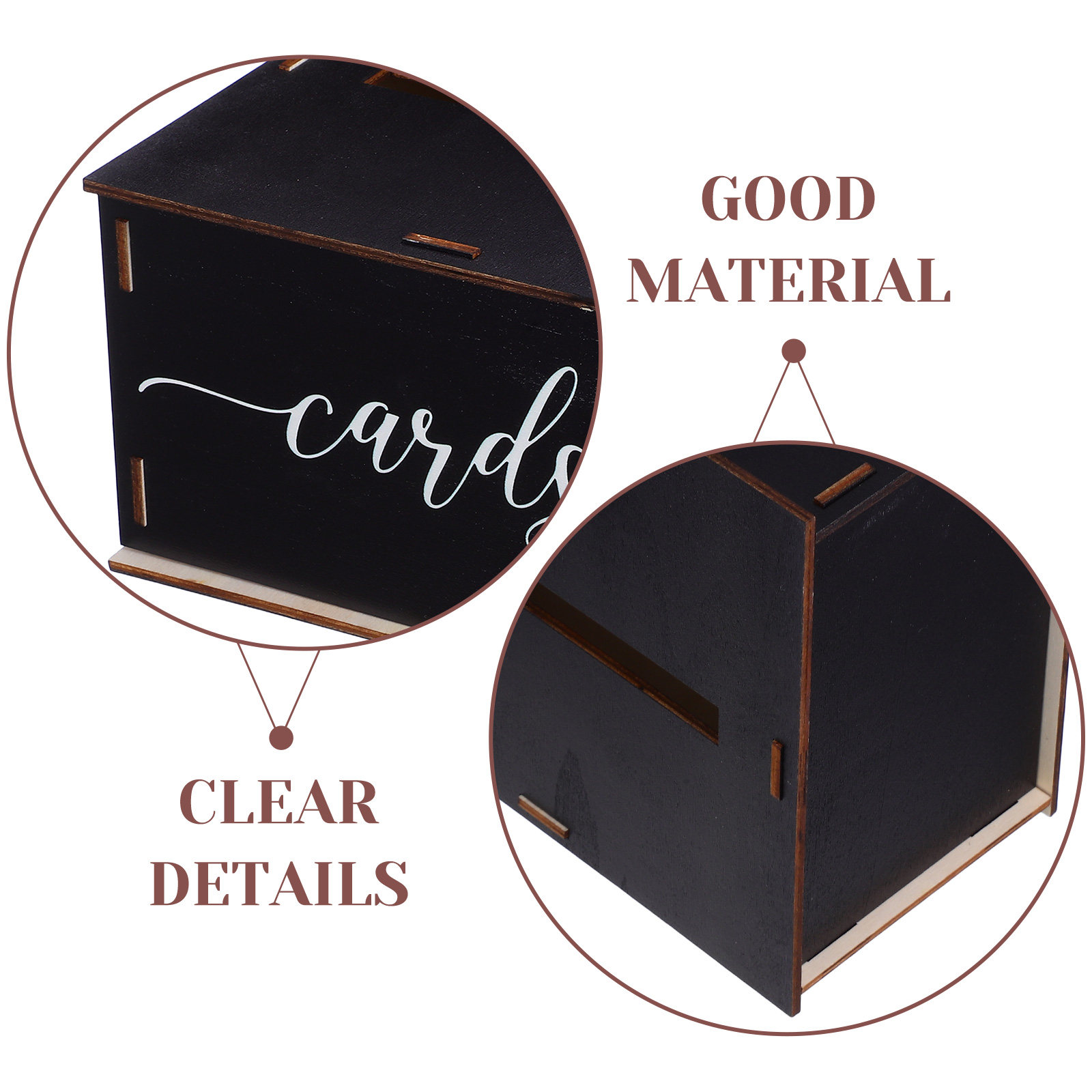 Wooden Wedding Card Box Rustic - Event Party Box 评论和价格
