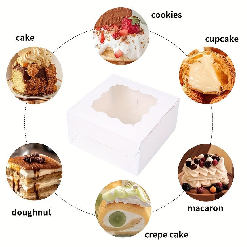 10Pcs Kraft Paper Cake Candy B - Event Suppliers 评论和价格