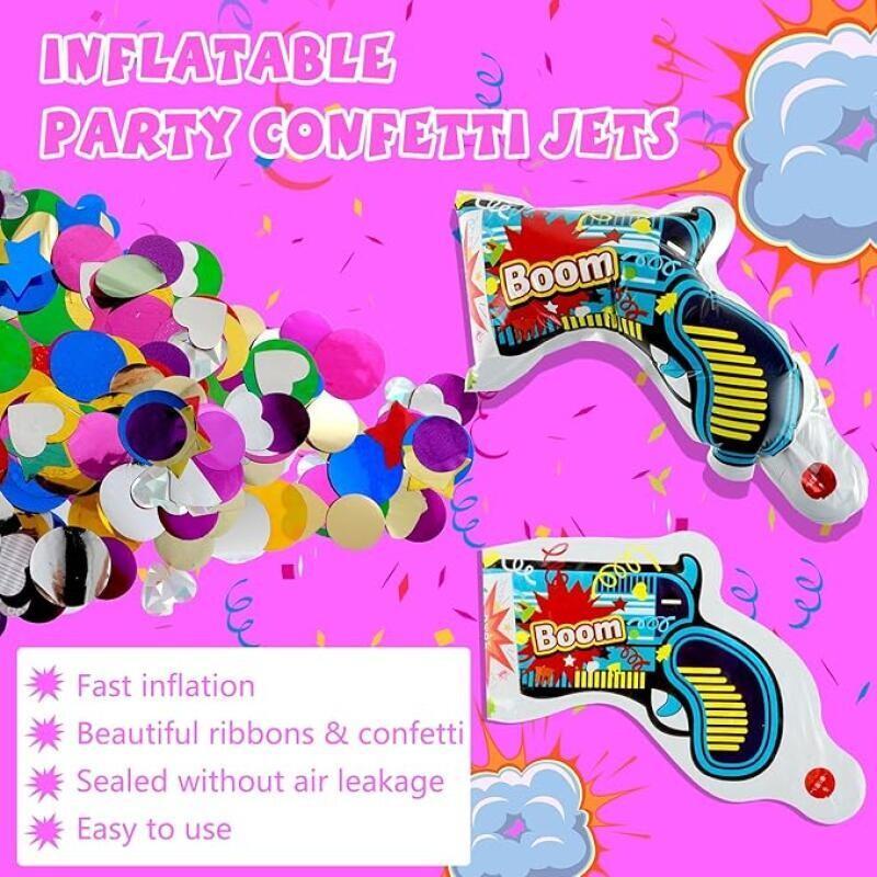 10Pcs Inflatable Boom Confetti - Confetti Cannon Tube 评论和价格