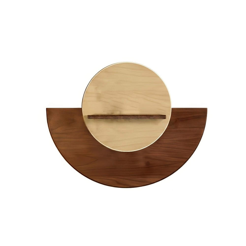Oval Wood Wall Mount Flower Sh - Flower Wall Panel 评论和价格
